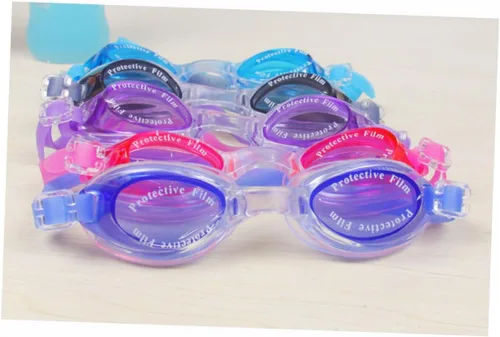 Vista 6 de 2 gafas de natación antivaho impermeables para adultos, lente de marco grande, equipo de natación para deportes acuáticos y entrenamiento