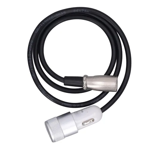 Vista 9 de 12-24V Electric Motor Power Fast Charging Line Accessory BC04 2PD60W Wheelchair Joystick Controller Charging Cable ABS