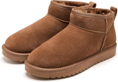 Vista 25 de Project Cloud 100% Cuero Genuino Botas Botas de Tobillo para Mujer Zapatos Castaño