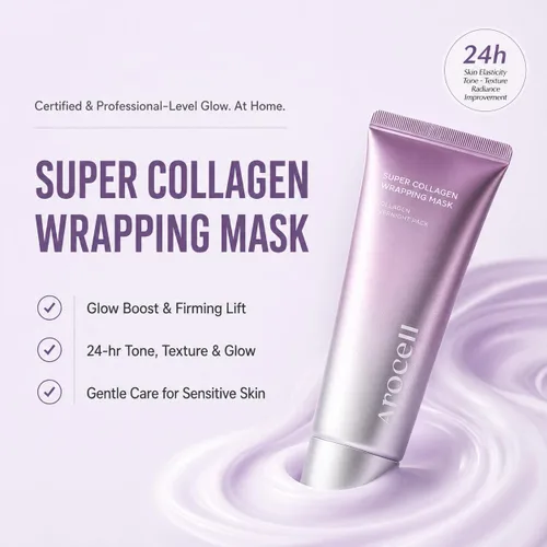 Vista 2 de AROCELL Ritual de máscara despegable de grado spa (con aplicador)