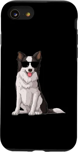 Vista 18 de Border Collie With Sunglasses Funny Border Collie Owner Dog Case for iPhone 16