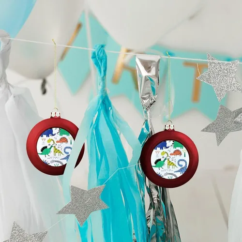 Vista 198 de Boobs Funny Shatterproof Matte Christmas Balls for Tree Wreath Home Decor 1PCS