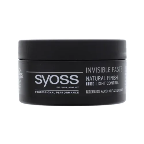 Vista 3 de Syoss Pasta invisible para peinar el cabello, control medio, brillo ligero, 3.4 fl oz