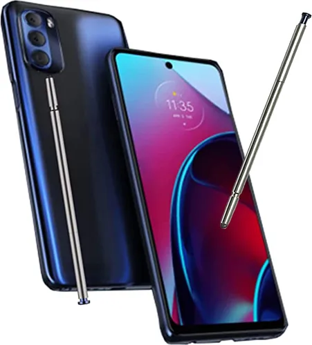 Vista 2 de Repuesto de lápiz táctil para Moto G Stylus 2022 para Motorola Moto G Stylus 5G (2022) XT2215 All Verison Touch Stylus S Pen (azul crepúsculo)