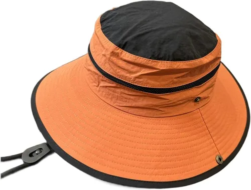 Vista 10 de Women's UPF50+ Sun Hat Quick Dry Breathable Fishing Cap with 9cm Wide Brim Beige