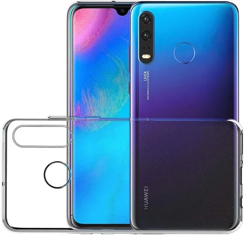 Vista 5 de MaiJin Funda para Huawei P30 Lite/Nova 4E (6.15 pulgadas) TPU suave goma gel parachoques transparente contraportada
