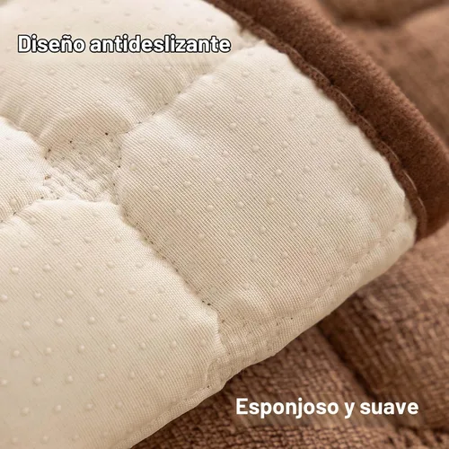 Vista 5 de Funda de terciopelo lavable para perros y mascotas, funda antideslizante para sofá modular de 3 cojines, funda para sofá de 3 cojines, protector