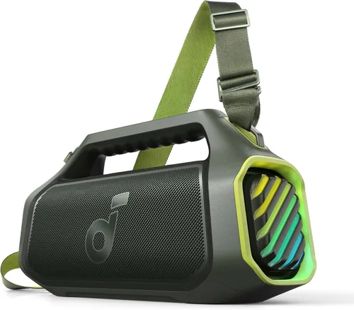 Vista 10 de Soundcore Boom 2 Plus Portable Bluetooth Speaker by Anker, 140W, IPX7 Azul