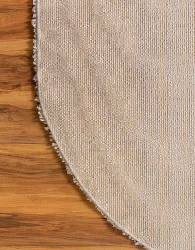 Vista 8 de Unique Loom Colección Davos Shag - Alfombra Lino