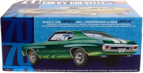 Vista 4 de AMT 1970 Chevy Chevelle SS 2T Kit de Modelo a Escala 1:25