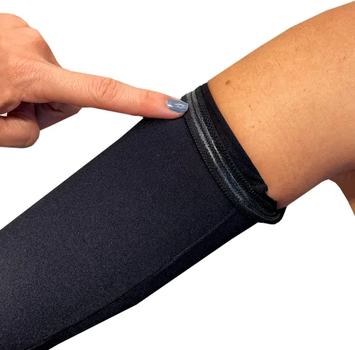 Vista 8 de SportBR Mangas de brazo con apertura para rastreador de fitness, agujero para pulgar, mangas de brazo para hombres y mujeres, deportes, protección