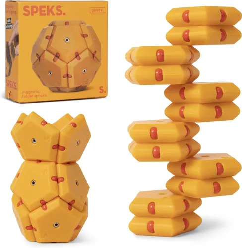 Vista 23 de Speks Geode - Juguete magnético antiestrés, juguete de escritorio sensorial para adultos y adolescentes de 14 años en adelante, regalo