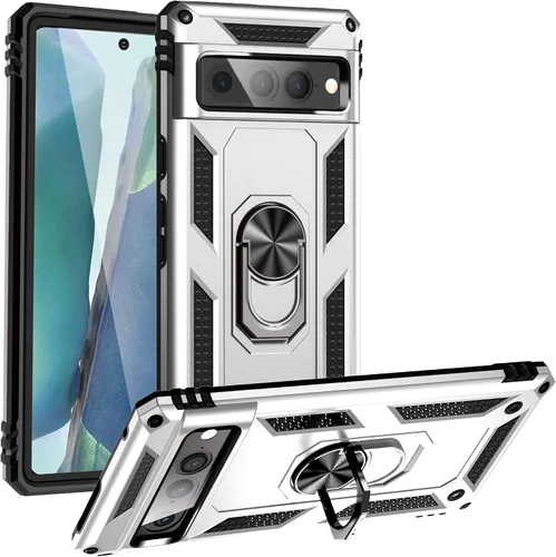 Vista 60 de Korecase Funda para Google Pixel 6 Pro de Servicio Pesado Resistente de Cuerpo Completo a Prueba de Arañazos a Prueba de Golpes Protección