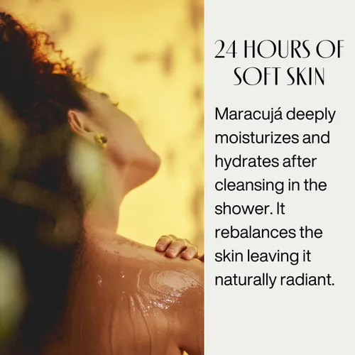 Vista 8 de Natura Maracujá Body Care Duo Bundle - Aceite corporal triple fase de maracuyá y loción corporal aliviadora - Hidratación 24 horas, piel calmante