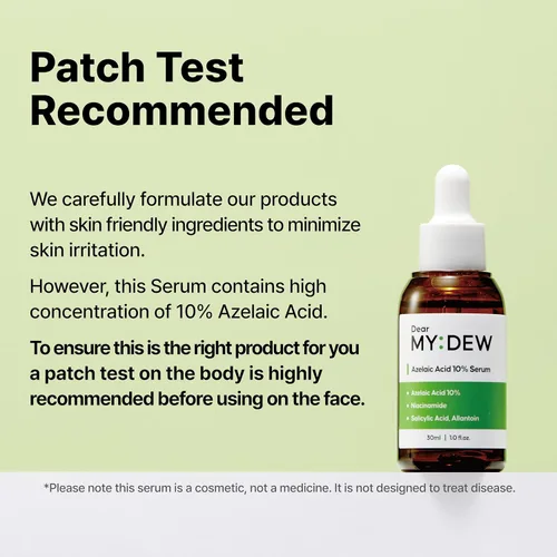 Vista 7 de DearMYDEW Suero de ácido azelaico 10% con niacinamida, ácido salicílico, alantoína, tratamiento de rosácea para aliviar el enrojecimiento facial