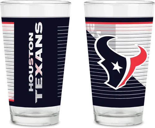 Vista 8 de Rico Industries NFL Football Main - Juego de 2 vasos clásicos de 16 onzas con logotipo impreso digitalmente, apto para lavavajillas NFL Football