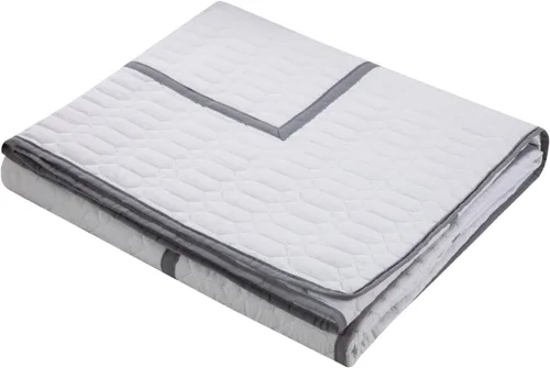 Vista 2 de Chic Home Juego de funda de edredón de mesa de 8 piezas, Queen, blanco (QS4844-AN)