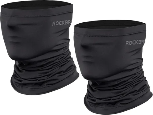 Vista 8 de ROCKBROS Polaina refrescante para el cuello, bandana para hombres, polainas de cuello de verano, media cara, bufanda, protección solar UV