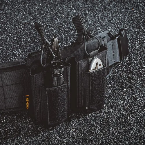 Vista 6 de EXCELENTE ELITE SPANKER - Funda de munición de tipo MOLLE con parte superior abierta, individual/doble/triple, para cargadores elásticos de rifle M4