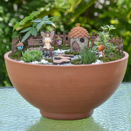 Vista 8 de Adoring Bellotas Kit de jardín de hadas - 11 piezas