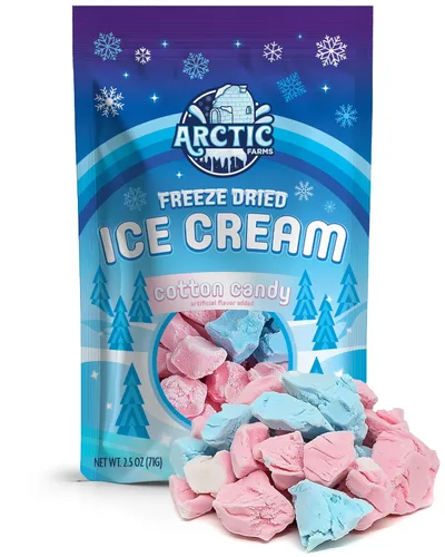 Vista 49 de Arctic Farms Trozos de Helado Liofilizado Empaquetados y en Caja - No se Derrite (1 libra, S'mores)