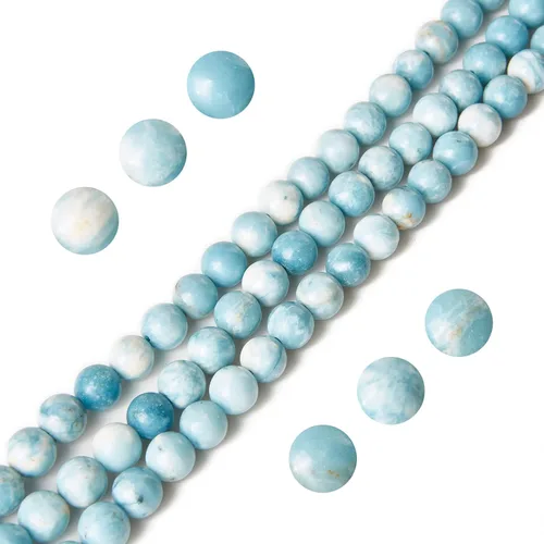 Vista 37 de 100 piezas de cuentas de amatista natural de 6 mm, cuentas de piedras preciosas redondas sueltas para hacer joyas