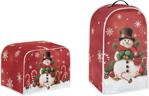 Vista 35 de doginthehole Funda para licuadora y tostadora, 2 rebanadas estéticas de estrellas de mar con estampado de conchas marinas para batidora o cafetera