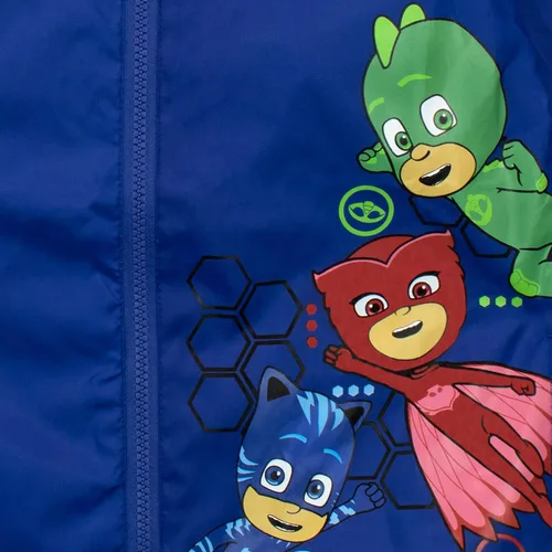 Vista 2 de PJ Masks Gekko Owlette and Catboy - Chubasquero para niños Azul Patchwork