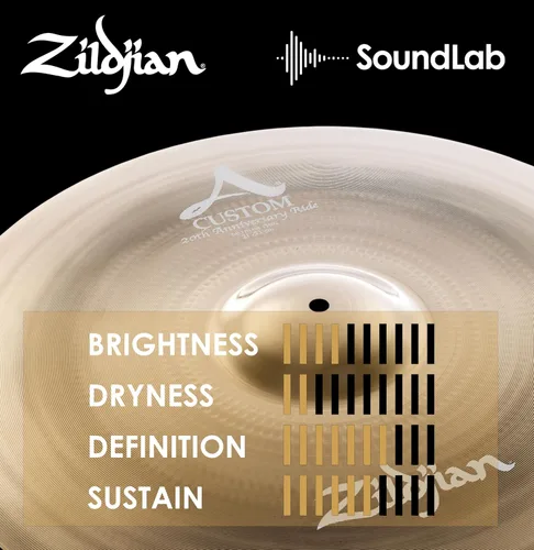 Vista 5 de Zildjian - Platillo personalizado para el 20 aniversario de 21 pulgadas