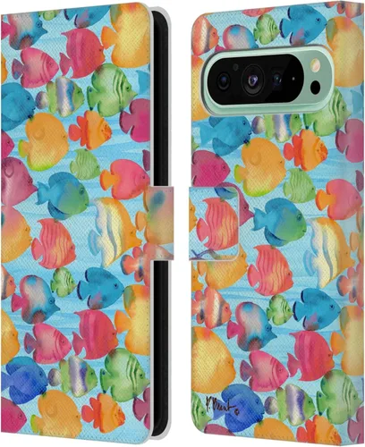 Vista 15 de Head Case Designs Officially Licensed Paul Brent Agate Mermaid Coastal Leather Wallet Case Compatible with Google Pixel 9 Pro XL