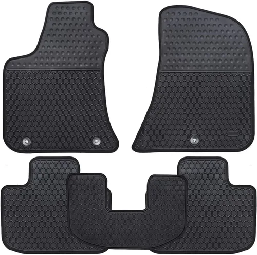 Vista 14 de Alfombrillas para auto a la medida para Dodge Durango 2024-2016, 2016-2024 Jeep Grand Cherokee, (Modelo WK 2022) Alfombrillas de piso de goma