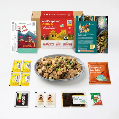 Vista 28 de eat2explore Kit de cocina global para adultos, recetas auténticas, especias esenciales y maridajes de bebidas, perfecto para citas nocturnas
