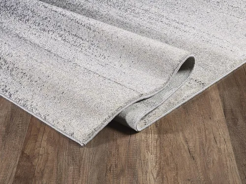 Vista 4 de Abani Rugs - Alfombra de área neutra con patrón degradado moteado gris y beige, colección contemporánea de cuarzo, estilo moderno, 4 x 6 pies