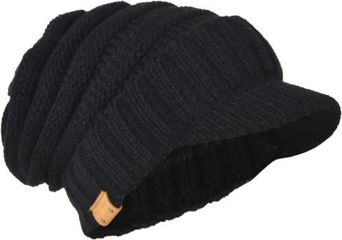 Vista 9 de Gorro de punto vintage para hombre con visera B319