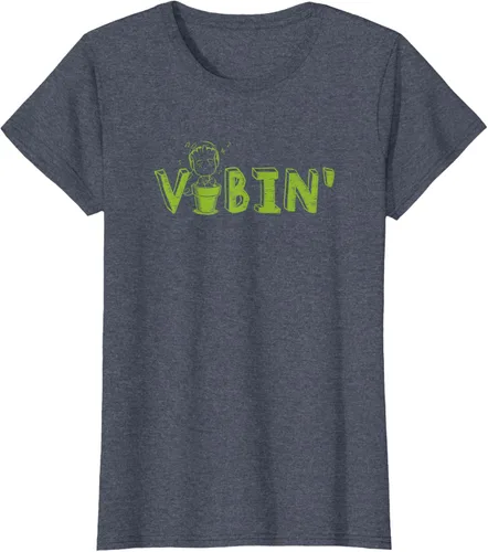 Vista 80 de Marvel Groot Vibin' Headphones Guardians of the Galaxy Camiseta, Negro