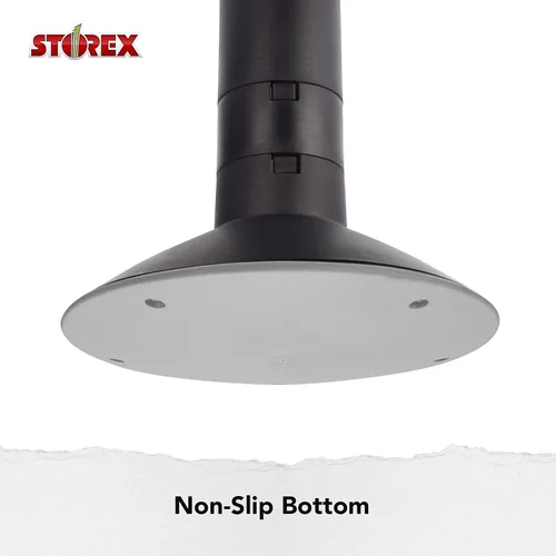 Vista 7 de Storex Taburete de inclinación activa: asiento ergonómico para espacio de oficina flexible y escritorios de pie, altura ajustable de 12 a 24 Negro