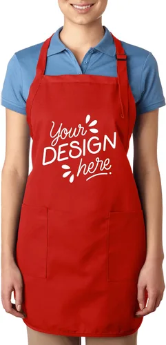 Vista 3 de Moonlight Apparel Delantales personalizados para mujeres y hombres – Delantales personalizados para hombres, delantal de parrilla personalizado