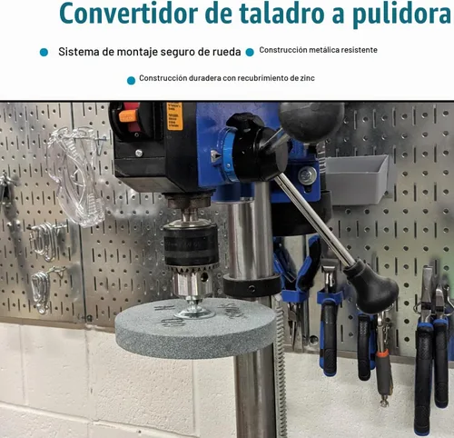 Vista 5 de Mandril adaptador de eje de 1/2 pulgadas para taladro, pulido y muelas