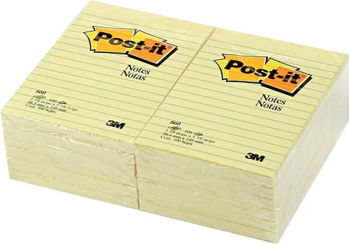 Vista 4 de Post-it - Notas adhesivas de 5 x 8 pulgadas, Amarillo canario