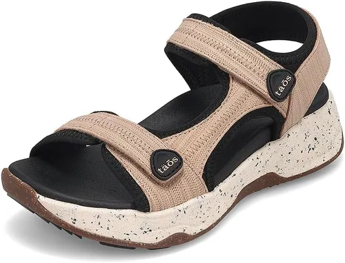 Vista 12 de Taos Calzado Super Side Sandalia para mujer verde azulado (Teal Emboss)