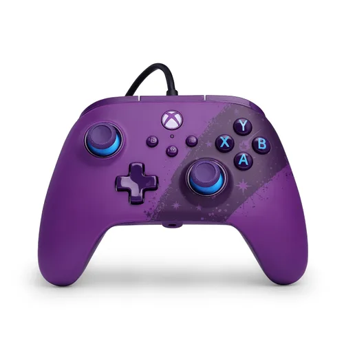 Vista 11 de PowerA Advantage Wired Controller for Xbox Series X S - Arctic Ice, gamepad, hall effect thumbsticks, gaming controller, USB-C, Works with Xbox One