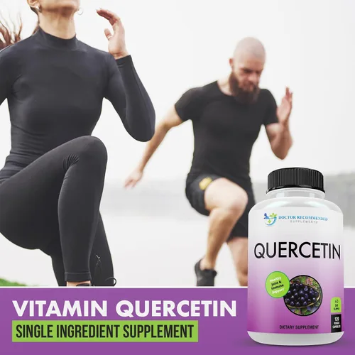 Vista 3 de DOCTOR RECOMMENDED SUPPLEMENTS Quercetina 1000 mg por porción – 120 cápsulas vegetales, suplemento vitamínico, suministro de 60 días