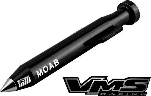 Vista 5 de VMS RACING Black Moab - Antena de aluminio mecanizado CNC de calibre pesado compatible con CHEVY SILVERADO 1500 2500 3500