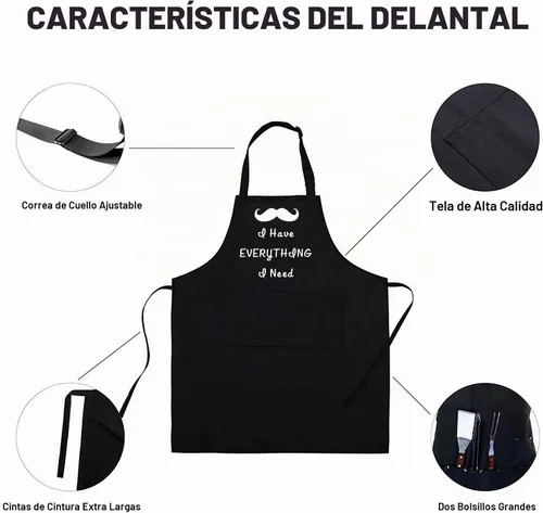 Vista 3 de Rosoz Divertidos delantales para parejas, ideas de regalo para él, juego de cocina de cocina, cumpleaños, boda, aniversario, despedida de soltera