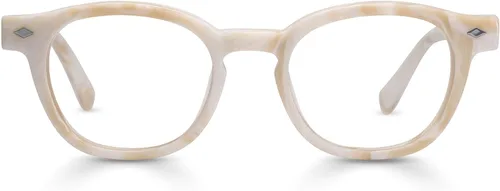 Vista 7 de eyebobs Bitty Witty Narrow Traditional and Blue Light Reading Glasses Granito negro