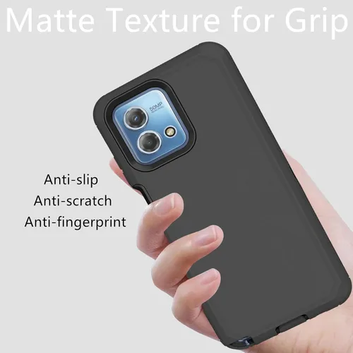 Vista 7 de Funda protectora resistente para Motorola Moto G Stylus 4G 2023, resistente a prueba de polvo, a prueba de golpes, protección contra caídas, 3 en 1