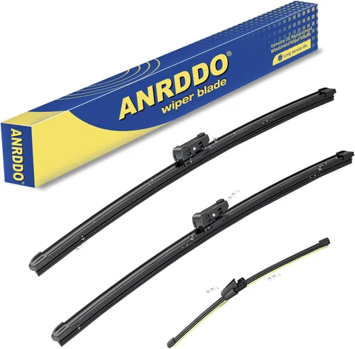 Vista 29 de ANRDDO Repuesto de limpiaparabrisas para limpiaparabrisas Jeep Wrangler
