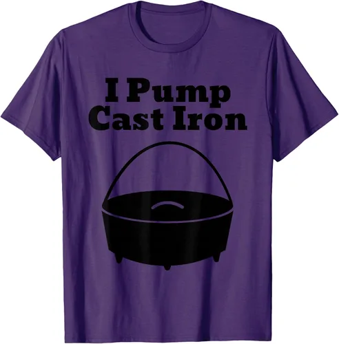 Vista 86 de I Pump - Camiseta de hierro fundido para cocinar al horno holandés