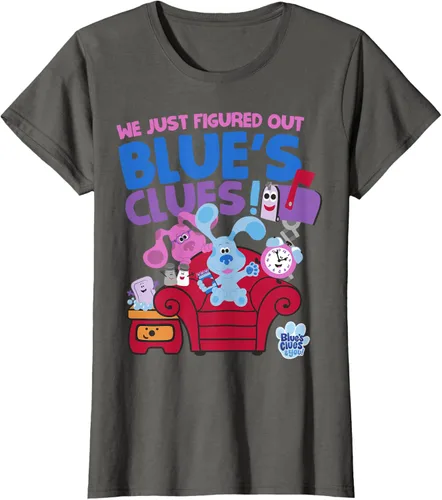 Vista 6 de Blue's Clues & You Group Shot Just Figured Out Blue's Clues Camiseta Negro