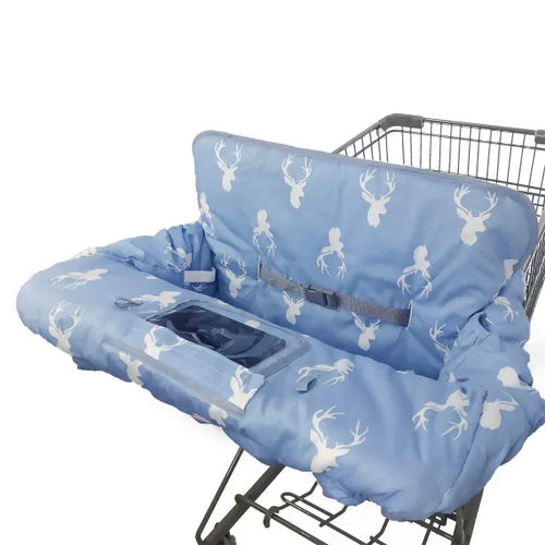 Vista 12 de Funda para carrito de compras para bebé, funda de silla alta de algodón, lavable a máquina para bebés, niños pequeños, niños o niñas (Lindo)